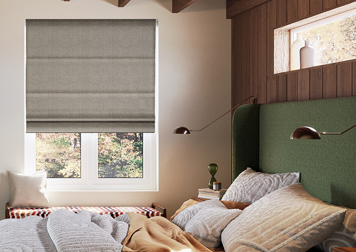Roslin (Blackout), French Stone - Roman Blind - Image 3